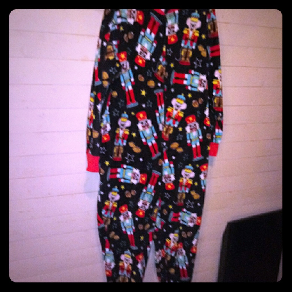 Warm One Piece Zip up Pajama